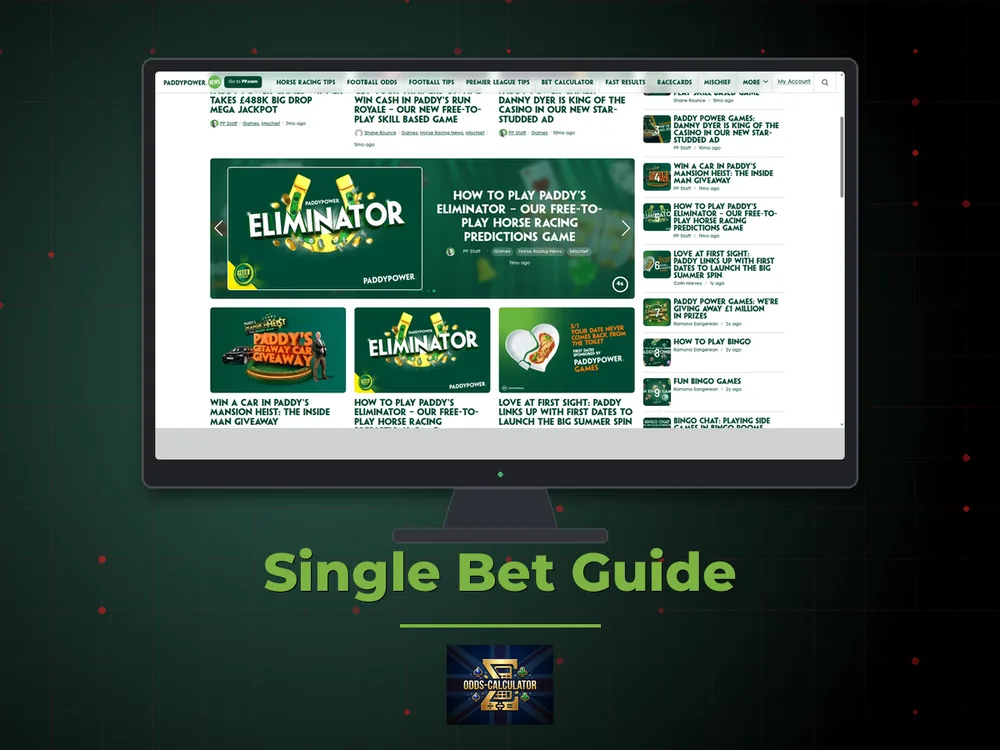 Odds Calculator Uk - Single Bet Guide